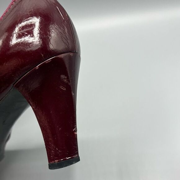 Marc Jacobs Leather Velvet Bow Heels - Picture 4 of 8